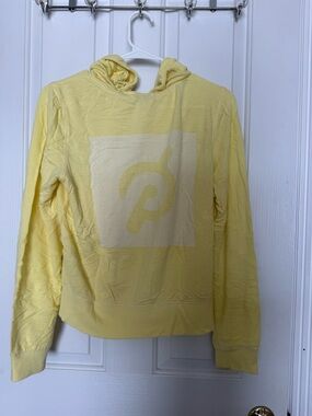 Peloton Yellow Hoodie with Front Logo